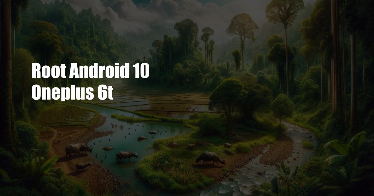 Root Android 10 Oneplus 6t